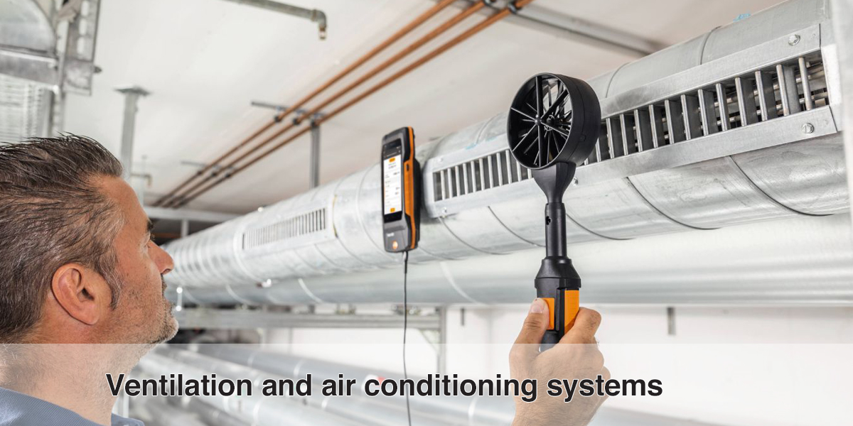 Ventilation تجهيزات اندازه گيري تستو در سيستم هاي تهويه مطبوع