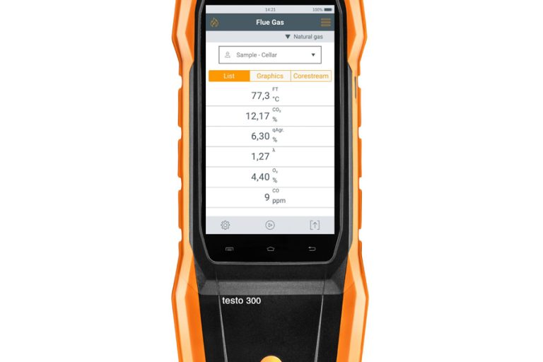 تستو 300 - testo 300 آناليزور هوشمند گازهاي آلاينده