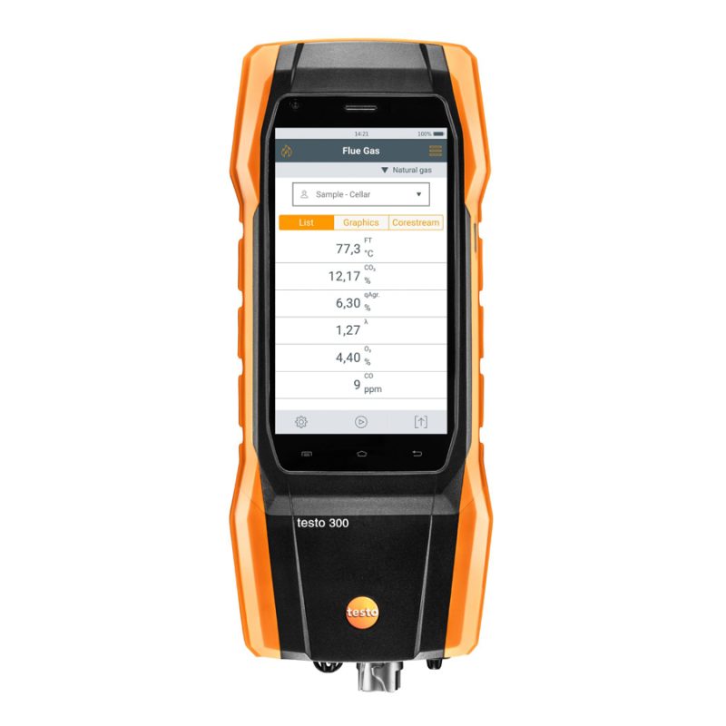 تستو 300 - testo 300 آناليزور هوشمند گازهاي آلاينده