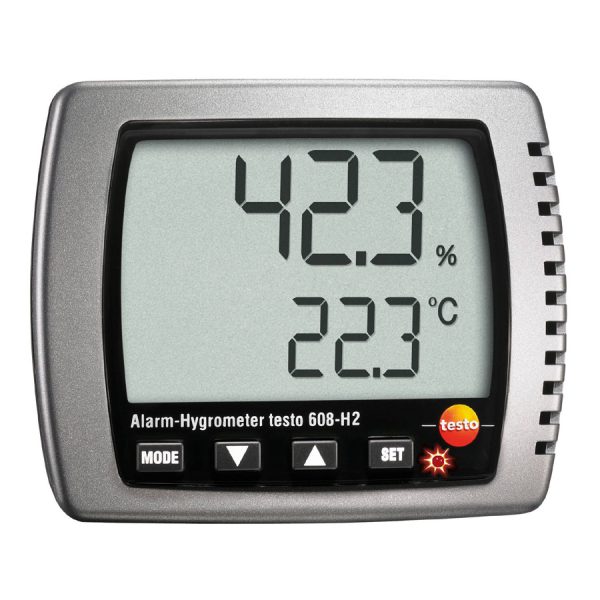 testo 608-H2 - تستو 608-H2 مناسب اندازه‌ گیری دما، رطوبت و نقطه شبنم مکان‌هایی مانند دفاتر، انبارها، آزمایشگاه‌ ها، گلخانه ها و محل های مسکونی
